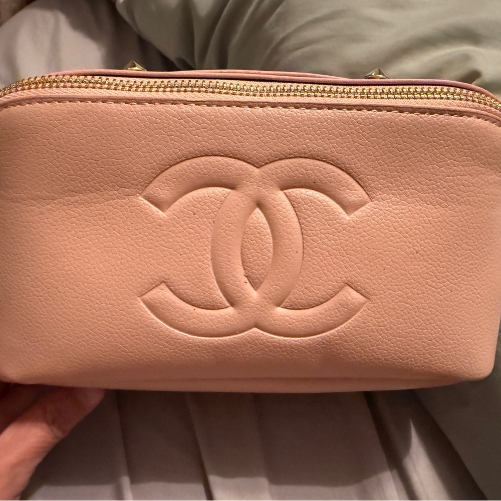 Chanel Blush Pink Cosmetic Case